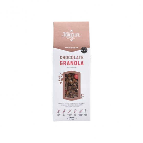 Hester's life chocolate granola csokoládés granola 320g