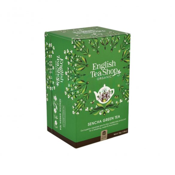 Ets 20 japán zöld -sencha bio tea 40g (english tea shop)29182