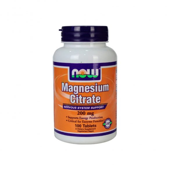 Now magnesium citrate tabletta 200 mg 100 db