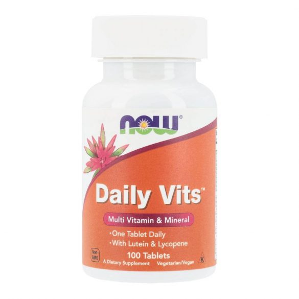 Now multivitamin daily vitamins tabletta 100 db