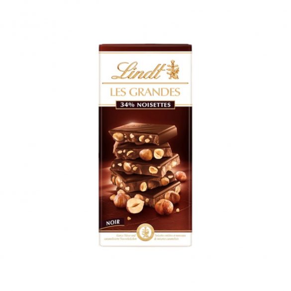 Lindt les grandes noir 34% haselnüsse /lntl4015/ 150g