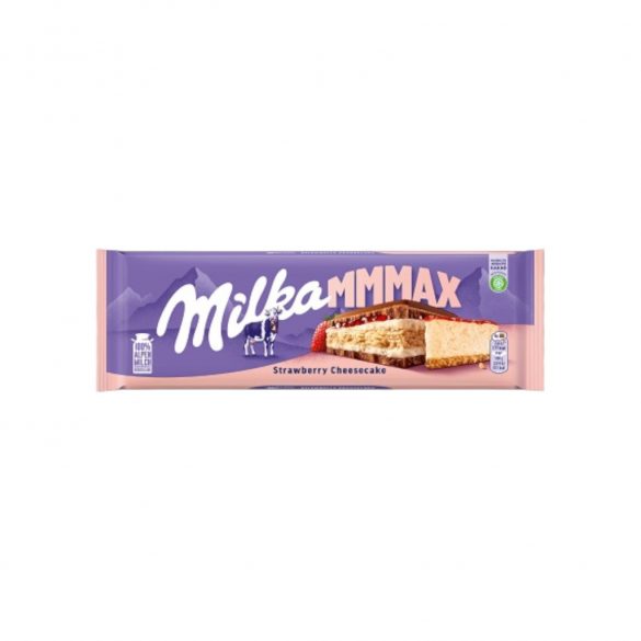 Milka mmmax strawberry cheesecake 300g