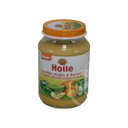 Holle bio bébiétel cukkini-sütőtök-burgonya 190g