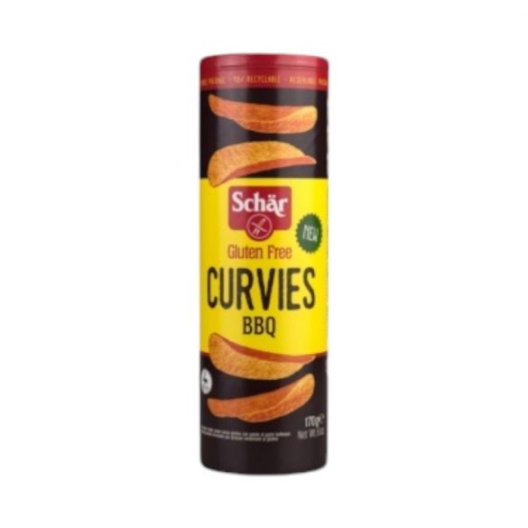 Schär curvies chips bbq 170g