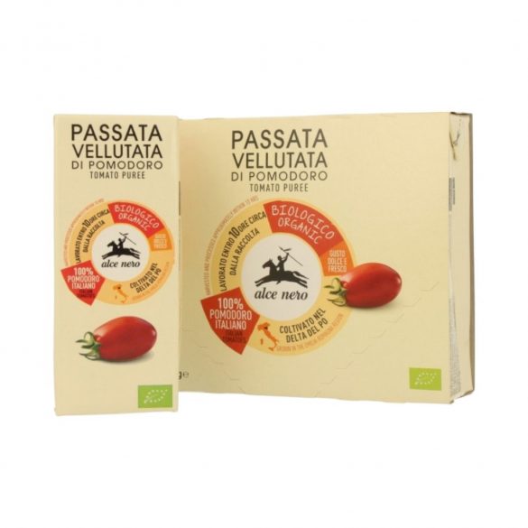 BIO Sűrített paradicsom 3x Alce Nero vellutata (krémes) 600 g