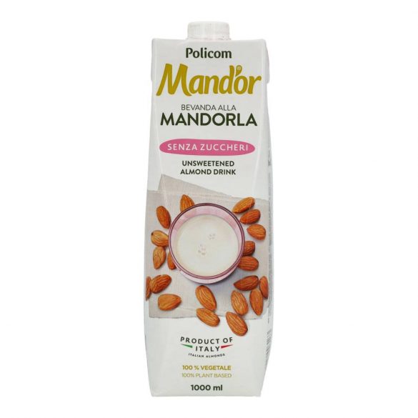 Mandor prémium cukrozatlan mandulaital 1000 ml