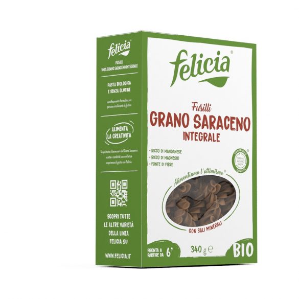 Felicia bio gluténmentes tészta hajdina fussili 250g