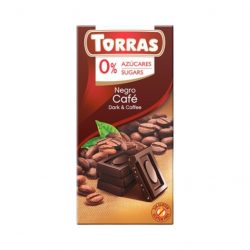 Torras Kávés étcsokoládé maltitollal 75 g