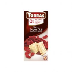   Torras glutén-és cukormentes fehércsokoládé goji bogyó 75g