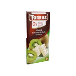   Torras gluténmentes kiwis fehércsokoládé hozzáadott cukor né 75g