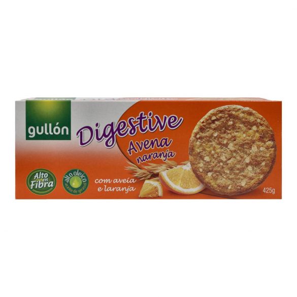 Gullón digestive zabpelyhes, narancsos keksz 425g