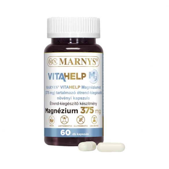 Marnys vitahelp magnézium 375mg növényi kapszula 60 db