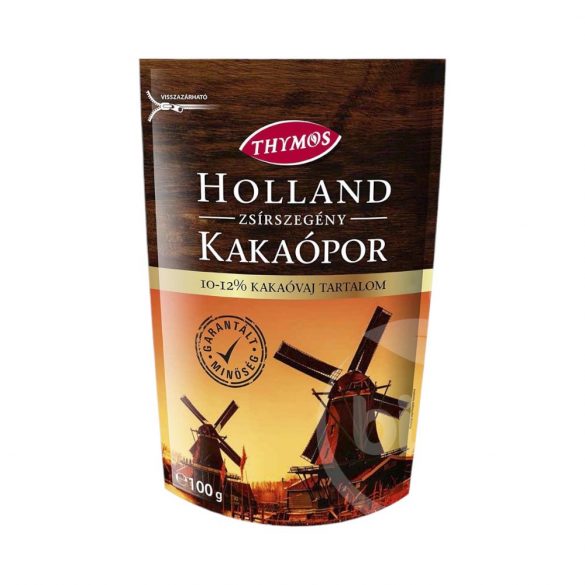 Thymos holland kakaópor zsírszegény 10-12% 100g