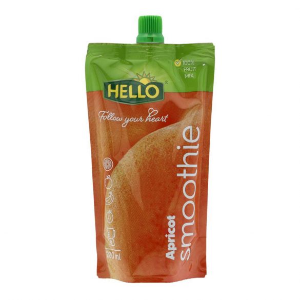 Hello smoothie sárgabarack gyümölcsturmix 200 ml