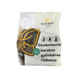 Natural rizskeksz karob-gyömbér gluténmentes