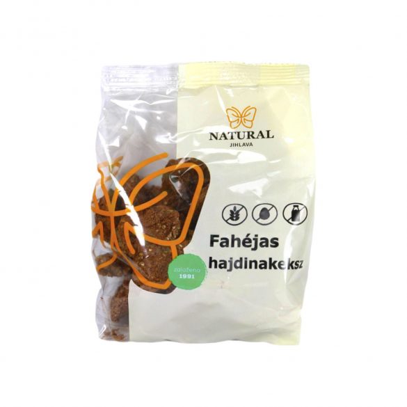 Natural gluténmentes hajdina keksz fahéjas 150 g