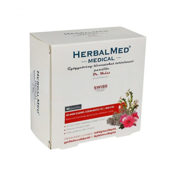 Herbalmed medical torokfertőtlenítő pasztilla 40 db