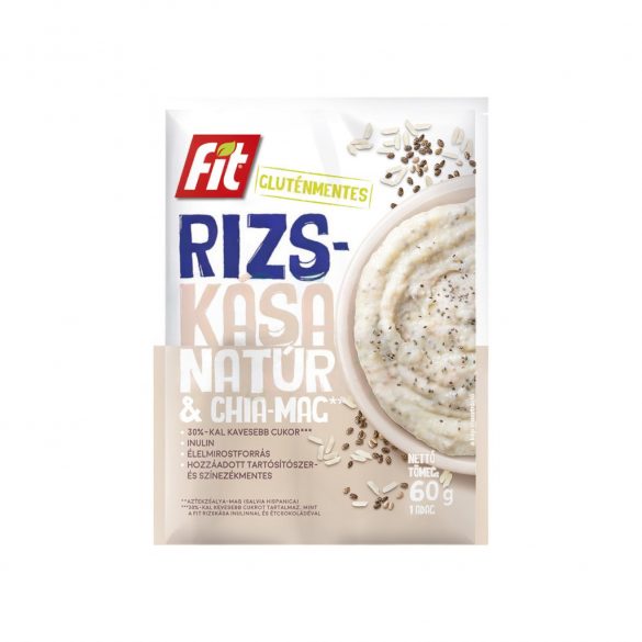 Fit reggeli rizskása inulinnal és chia maggal 60g