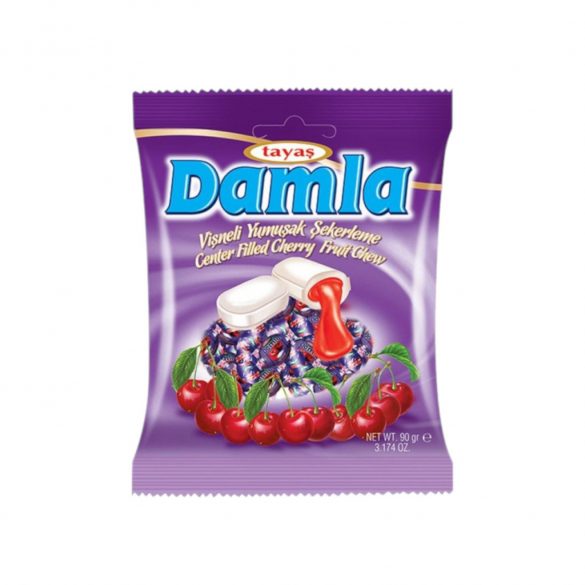 Damla meggyes töltött cukor 90g