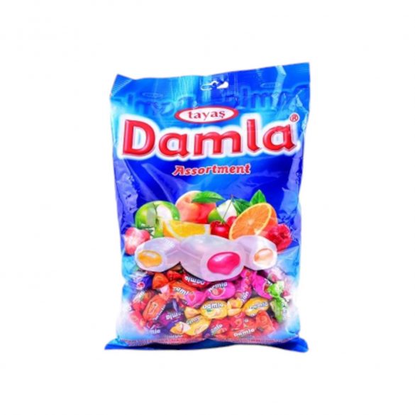 Damla gyümölcsös zacskós assortment 1000g