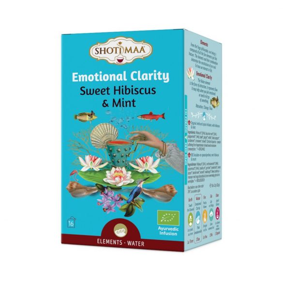 Shoti maa bio emotional clarity édes hibiszkusz és menta tea 16x2g 32g