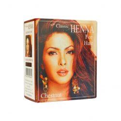 Classic henna hajszínező por gesztenyebarna 100g