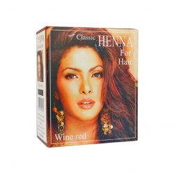 Classic henna hajszínező por mélyvörös 100g