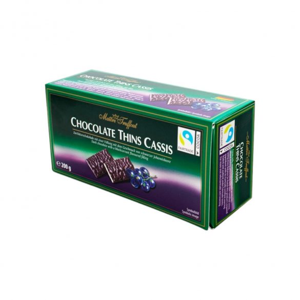 Maitre t. chocolate mints cassis /94356/ 200g