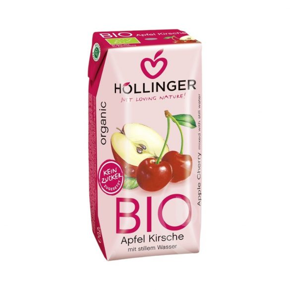 Höllinger bio alma-cseresznyelé 200 ml