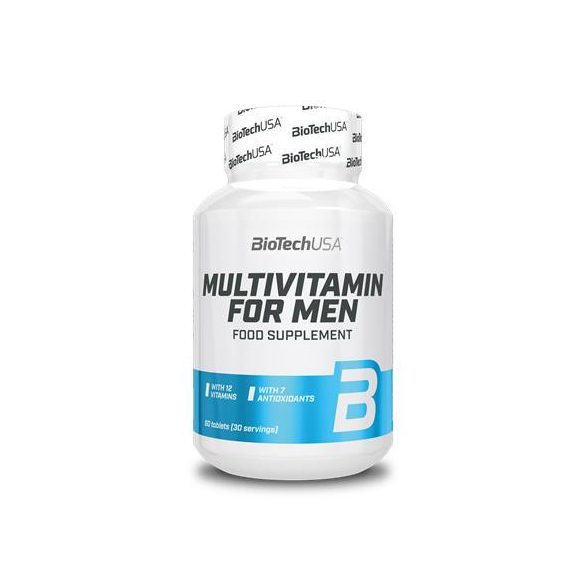 Multivitamin, 60 tabletta, férfiaknak, BIOTECH USA