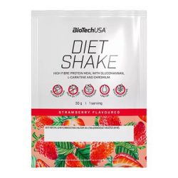   Étrend-kiegészítő italpor, 30g, BIOTECH USA "Diet Shake", eper